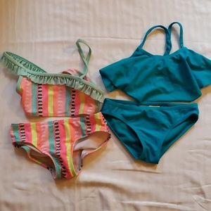 2 girls bikinis size 6